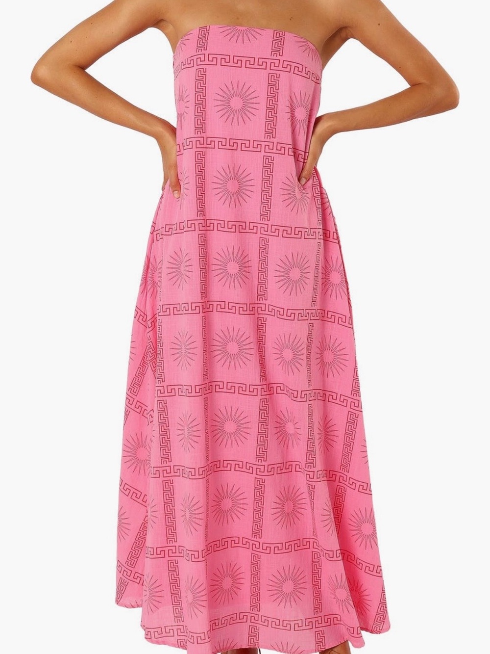 Petal & Pup Patterned Maxi dress